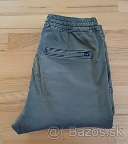 Hollister khaki slim fit strečové - 1