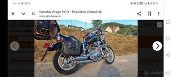 Predám Yamaha XV 1100 virago