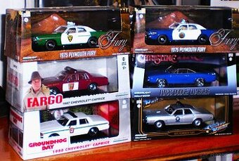 DODGE CHARGER , CHEVROLET CAPRICE , PLYMOUTH FURY , 1:43 ,