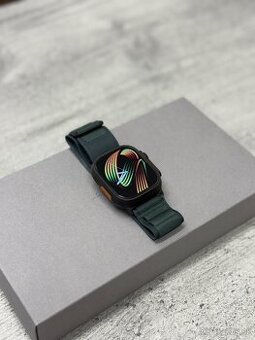 Apple Watch Ultra 2 49mm Black / Dark Green Alpine Loop