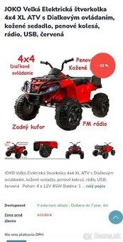 Elektrická stvorkolka 4x4 - 1