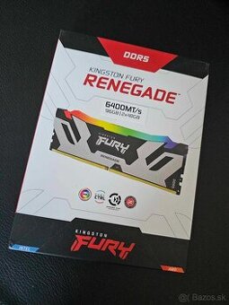 Kingston FURY 96GB KIT 6400MT/s DDR5 CL32 Renegade RGB XMP