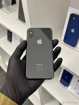 ZÁRUKA 1 ROK /  Apple iPhone X 64GB Space Gray, 100%