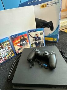 PS4 500GB + konzola a hry - 1