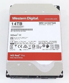 4 / 6 / 8 / 14TB WD RED PRO, Zaruka 04/2026