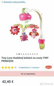 Hudobný kolotoč nad postieľku Tiny Love