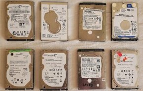 Rozne HDD 1000 GB až po 250 GB