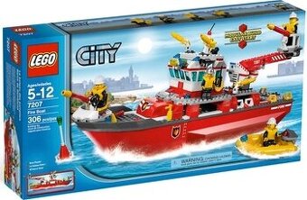 LEGO City 7207 Hasičský člun