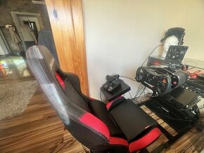 Simulátor Fanatec Clubsport + vibracia + vietor