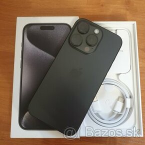 iPhone 15 Pro Black Titanium 128GB zaruka