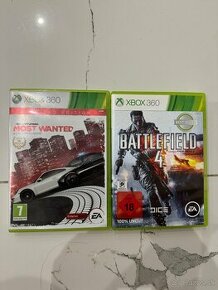 Hry Xbox 360 Most Wanted limited edition a Battlefield 4