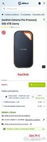 Predám SanDisk Extreme PRO Portable SSD 4TB