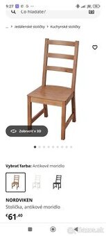 Stoličky Ikea