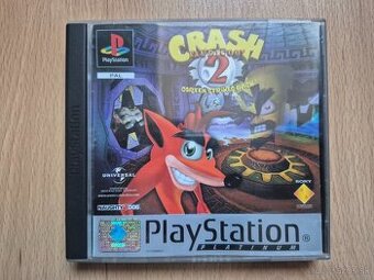 Predám hru na ps1 Crash Bandicoot 2