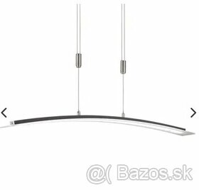 Závesné LED svietidlo Metis stmiev CCT čierna 90cm - 1