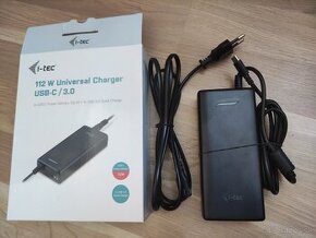 i-tec Universal Charger USB-C PD 3.0 + 1x USB 3.0, 112 W