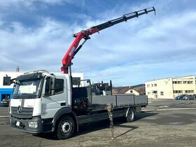 MB Atego 1527/ 2015/ Valník/ Hydraulická ruka HMF1120 K5 +DO