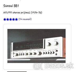 Receiver Sansui 881