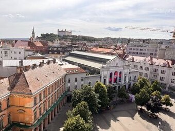 Prenájom slnečného staromestského 3i bytu s klimatizáciou