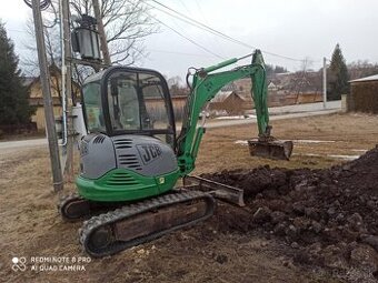 Minibager bager rýpadlo JCB 8035