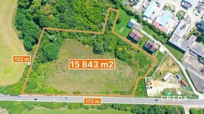 CREDA | predaj 15 843 m2 pozemok na ceste NR - ZM, Nitra - M