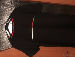 TOMMY HILFIGER black pánske tricko XL