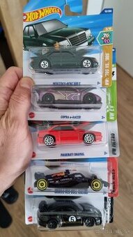 hot wheels novinky, f1, porsche, mercedes...