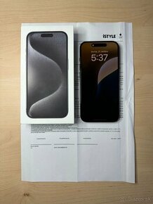 iPhone 15 Pro 256gb Black Titanium