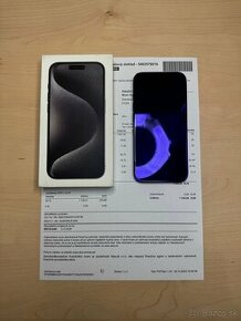 iPhone 15 Pro 256gb Black Titanium