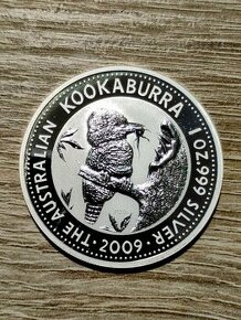 Kookaburra 2009 (design 1993) 1oz 999/1000