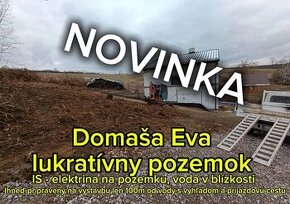 Novinka Pozemok stavebný na Domaši Eva