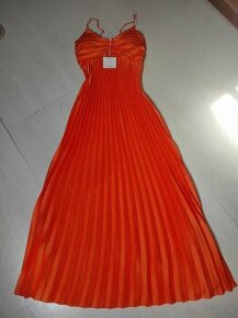 Oranžové šaty New collection - 1