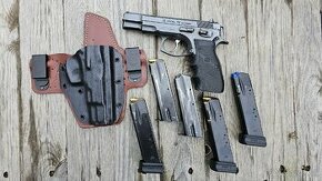 Predám CZ 75 PARA 1993, Hogue gripy, 5 zásobníkov, puzdro