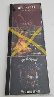 Cd na predaj rock,metal