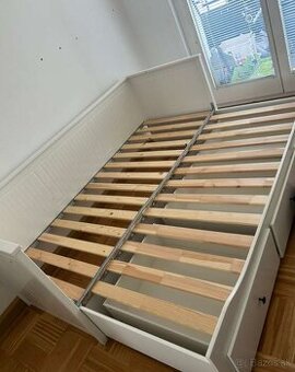 Hemnes rozkladacia postel plus 2 madrace