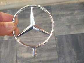 Mercedes Benz originál znak kapoty kovovy w123 w124 w126