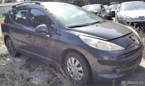 PEUGEOT 207 SW 1.4 2007 predám DVERE, MOTOR 8FS, PREVODOVKA,