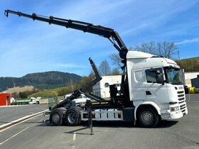 Scania G490, rv 2015, 6x2, hákový nosič, Hiab 244-5 +DO