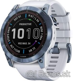 Garmin Fenix 7X Sapphire Solar Titanium , V záruke.