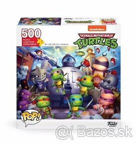 Puzzle 500 kusov Teenage Mutant Ninja Turtles Funko Pop - 1