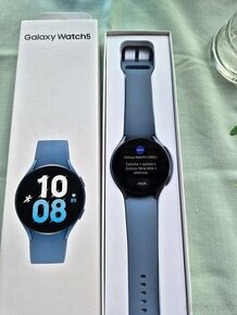 Samsung watch 5 blue 44 velkost v záruke do 2 2025 top stave