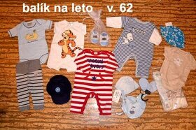 Balík letných vecí  v. 62 pre chlapca 14ks za 28eur