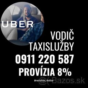 UBER VODIČ 8% BRATISLAVA, KOŠICE