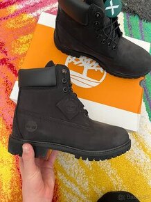 Timberland 6 inch Boot Black Nubuck Premium