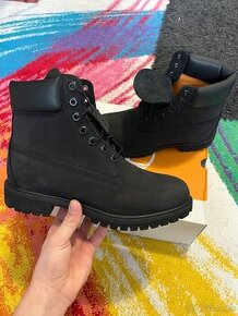 Timberland 6 inch Boot Black Nubuck Premium