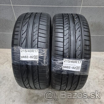 Letné pneumatiky 215/40 R17 BRIDGESTONE DOT4021