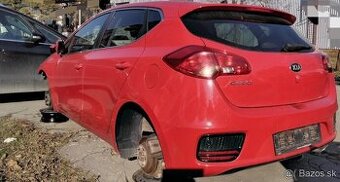 Kia Ceed 1.6 2016 predám DVERE, G4FD MOTOR benzín, PIATE DVE