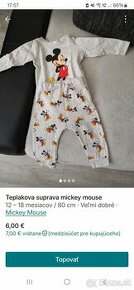 Mickey mouse teplakova suprava.