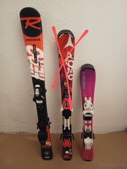 Detske lyze Rossignol 110 cm a Elan 80 cm