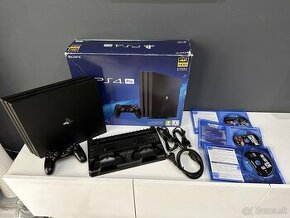 Predám PS4 Pro 1GB ssd hry stojan komplet v Krabici